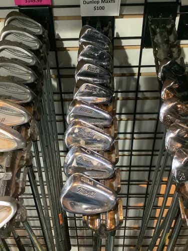 Used Dunlop Maxfli 3i-pw Regular Flex Steel Shaft Iron Sets
