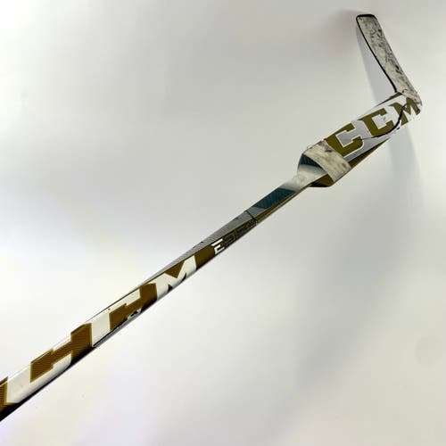 Repaired Regular Gold and White CCM Eflex 5 Pro Lite | 25" Paddle | #E106