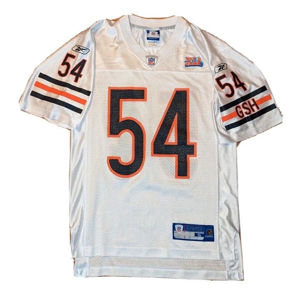 Chicago Bears Brian Urlacher Super Bowl NFL Football Jersey White Small S  Reebok