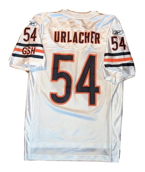 Brian Urlacher Autographed Chicago Bears White Reebok XL Jersey