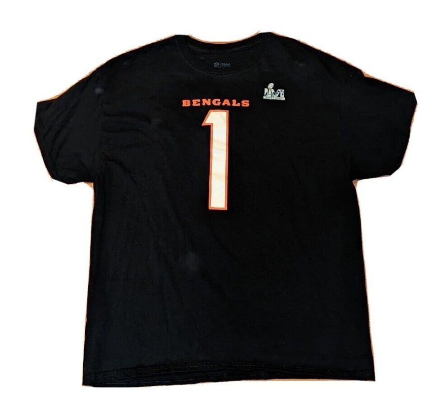 Nike Men's Cincinnati Bengals Ja'Marr Chase #1 White T-Shirt