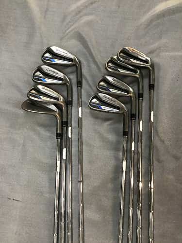 Used Taylormade Speedblade 4i-gw Aw Uniflex Steel Shaft Iron Sets