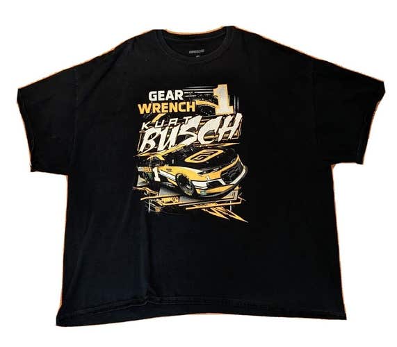 2021 KURT BUSCH #1 GEARWRENCH NASCAR SLINGSHOT T-Shirt 4XL Ganassi Chevrolet