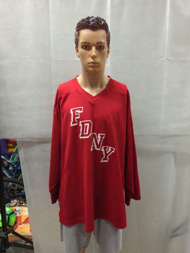 FDNY Hockey Jersey Wear the Pear XXL 2XL