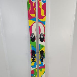 USED 176 cm Roxy Mumbo Jumbo Women's Powder Skis w/ Salomon Z10 Bindings