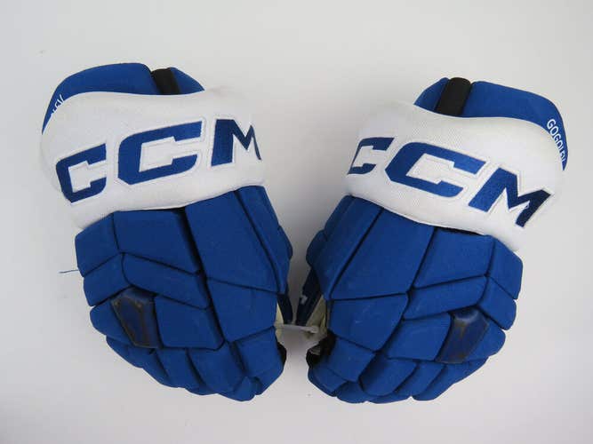 CCM HGTKXP Toronto Marlies AHL NHL Pro Stock Ice Hockey Player Gloves 13" Leafs