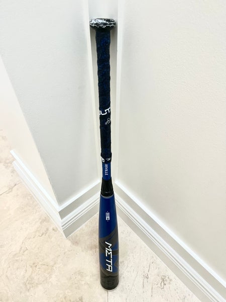 2020 Used BBCOR Blue Louisville Meta Bat (-3) 29 oz 32"