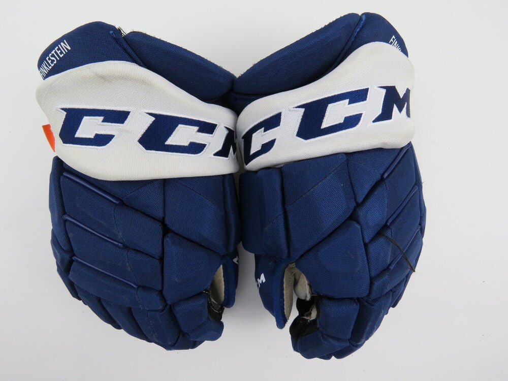 CCM JetSpeed FT1 Toronto Marlies AHL NHL Pro Stock Ice Hockey Player Gloves 14"