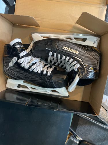 New Bauer Supreme S27 Goal Skates Regular Width Size 8.5