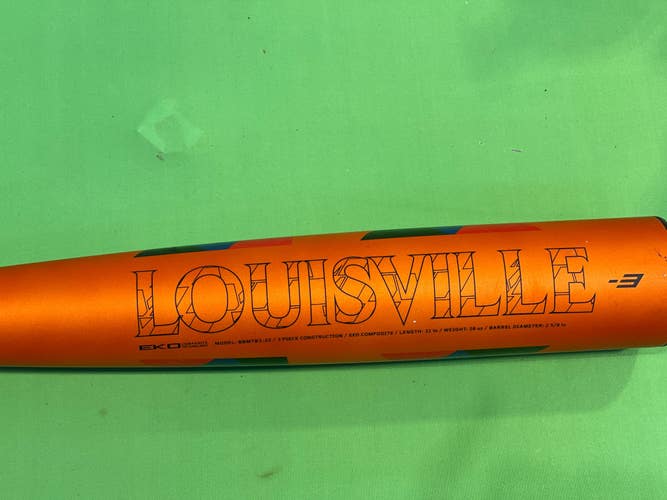 Used BBCOR Certified 2022 Louisville Slugger Meta Composite Bat -3 28OZ 31"