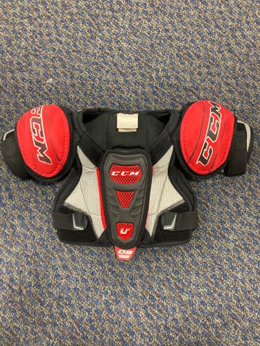 Used Jr Small CCM U+ Shoulder Pads