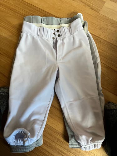 White Used Small EvoShield Game Pants