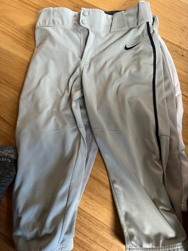 Gray Used XL Nike Game Pants