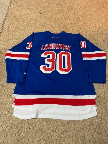 New York rangers henrik lundqvist kids jersey size kids large/xl