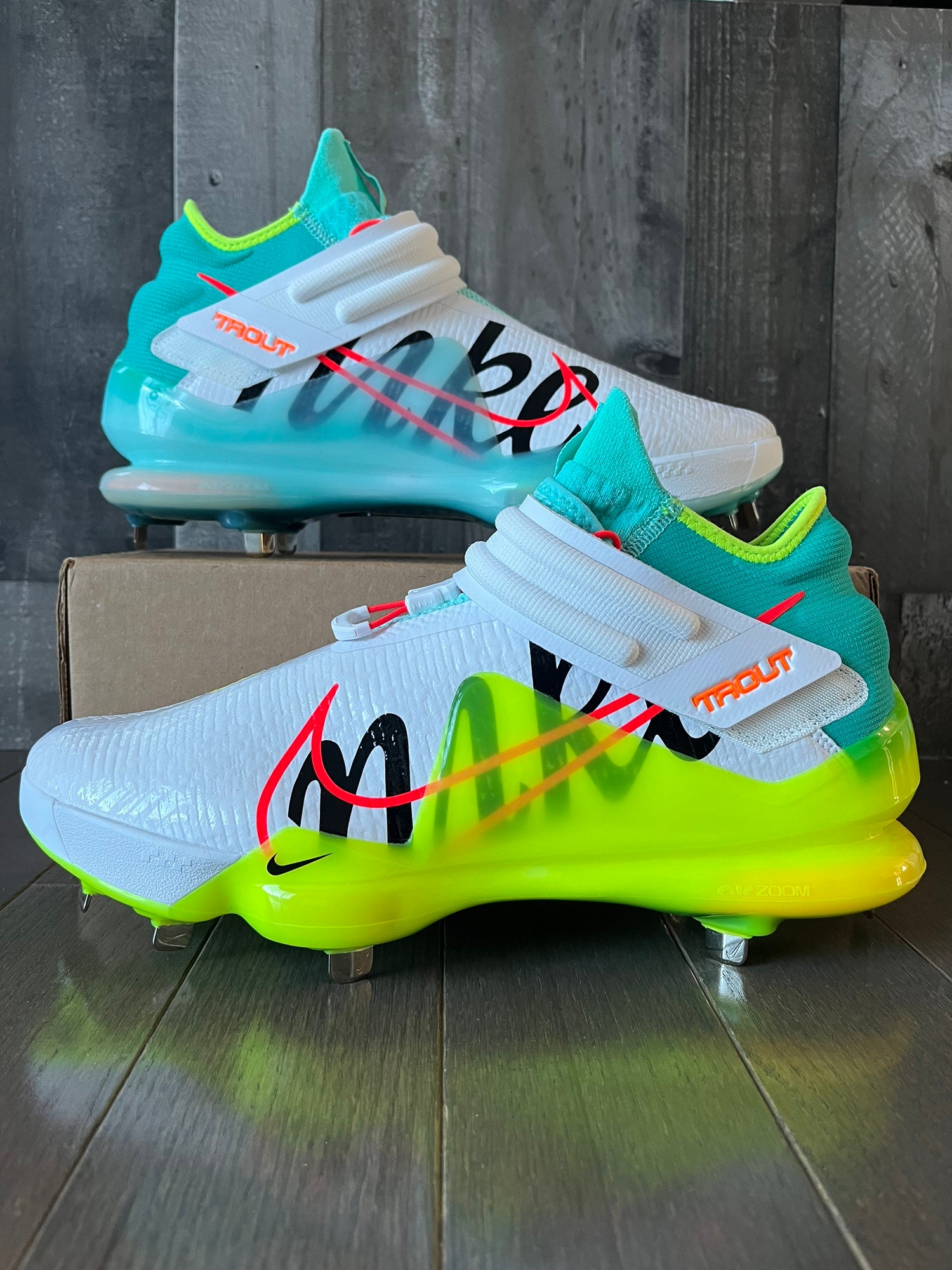 Cotton Candy Nike Force Zoom Trout 7 Pro Cleats 13