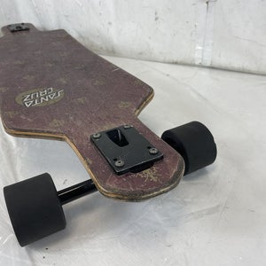 Used Santa Cruz Longboard Royal Hand Drop Through Purple 9.2" X 41" Complete Skateboard
