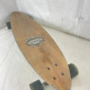 Used Arbor Hawaiian Koa 37.5" X 8.75" Complete Skateboard Longboard W Gullwing Trucks