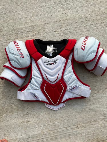 BARELY USED Senior Large Bauer Vapor APX2 Shoulder Pads