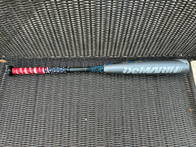 Used USSSA Certified 2015 DeMarini Composite CF7 Bat (-8) 22 oz 30"