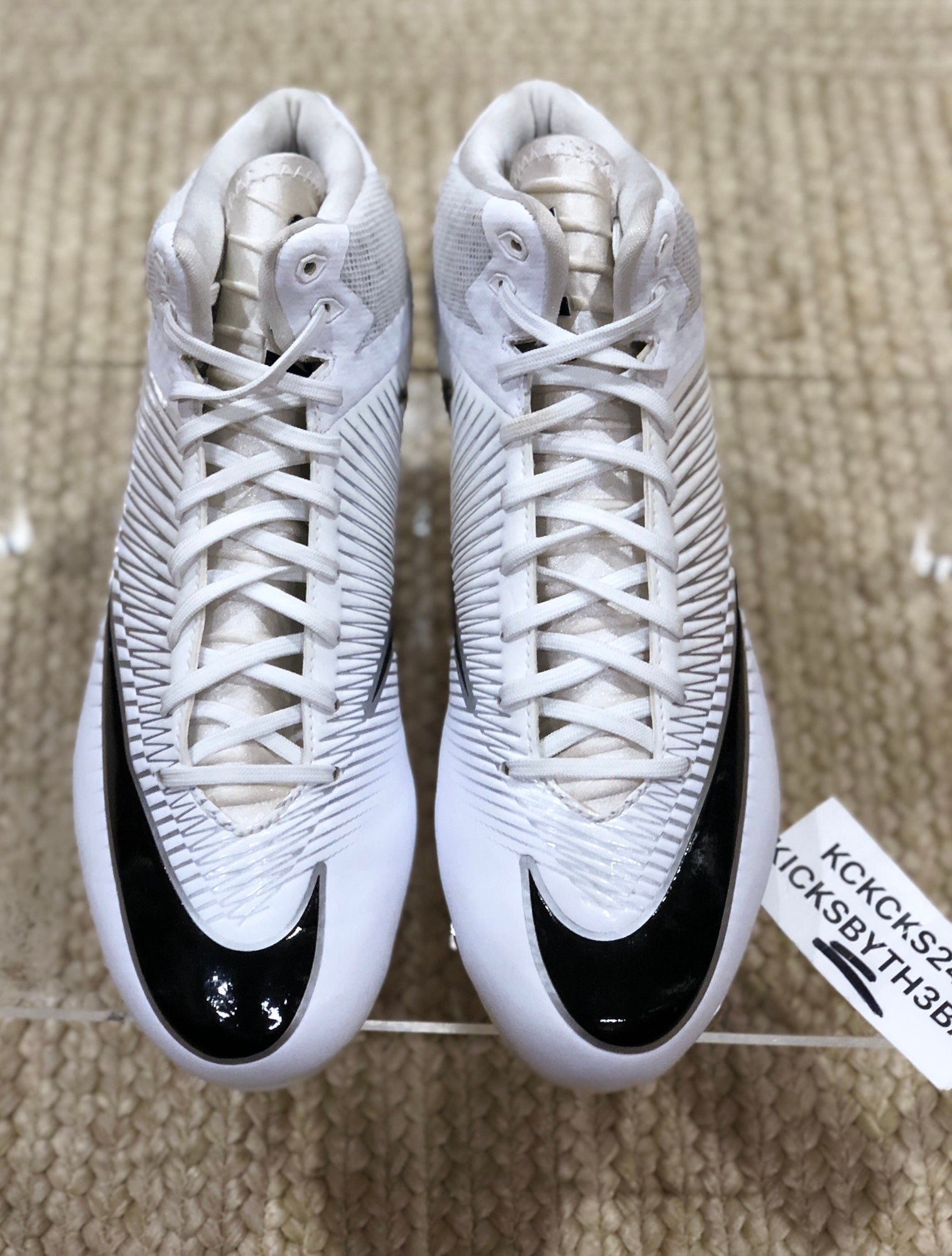 Nike Vapor Speed 2 3/4 TD CF White Football Cleats 847089-109 Mens