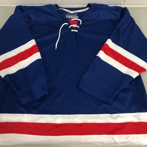 New York Ranger colors XXL blue jersey