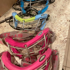 Lot of 4 lacrosse goggles