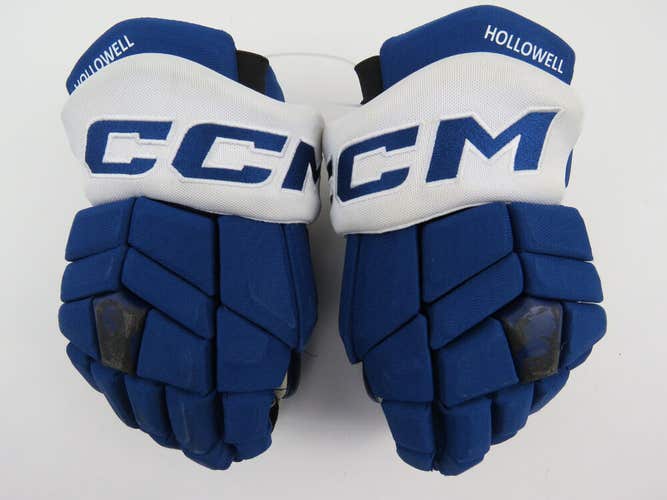 CCM HGTKXP Toronto Marlies AHL NHL Pro Stock Ice Hockey Player Gloves 13" Leafs