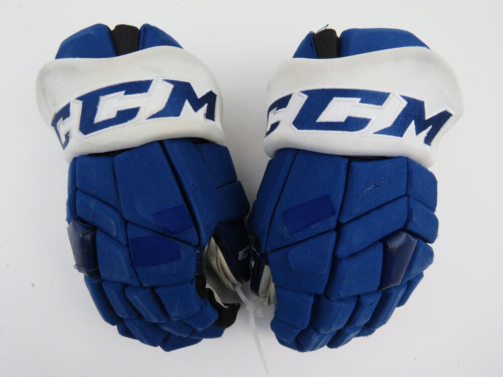 CCM HGTKXP Toronto Marlies AHL NHL Pro Stock Ice Hockey Player Gloves 14" Leafs