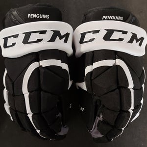 New CCM HG12PP Pittsburgh Penguins Gloves 15" Pro Stock (210101875449)