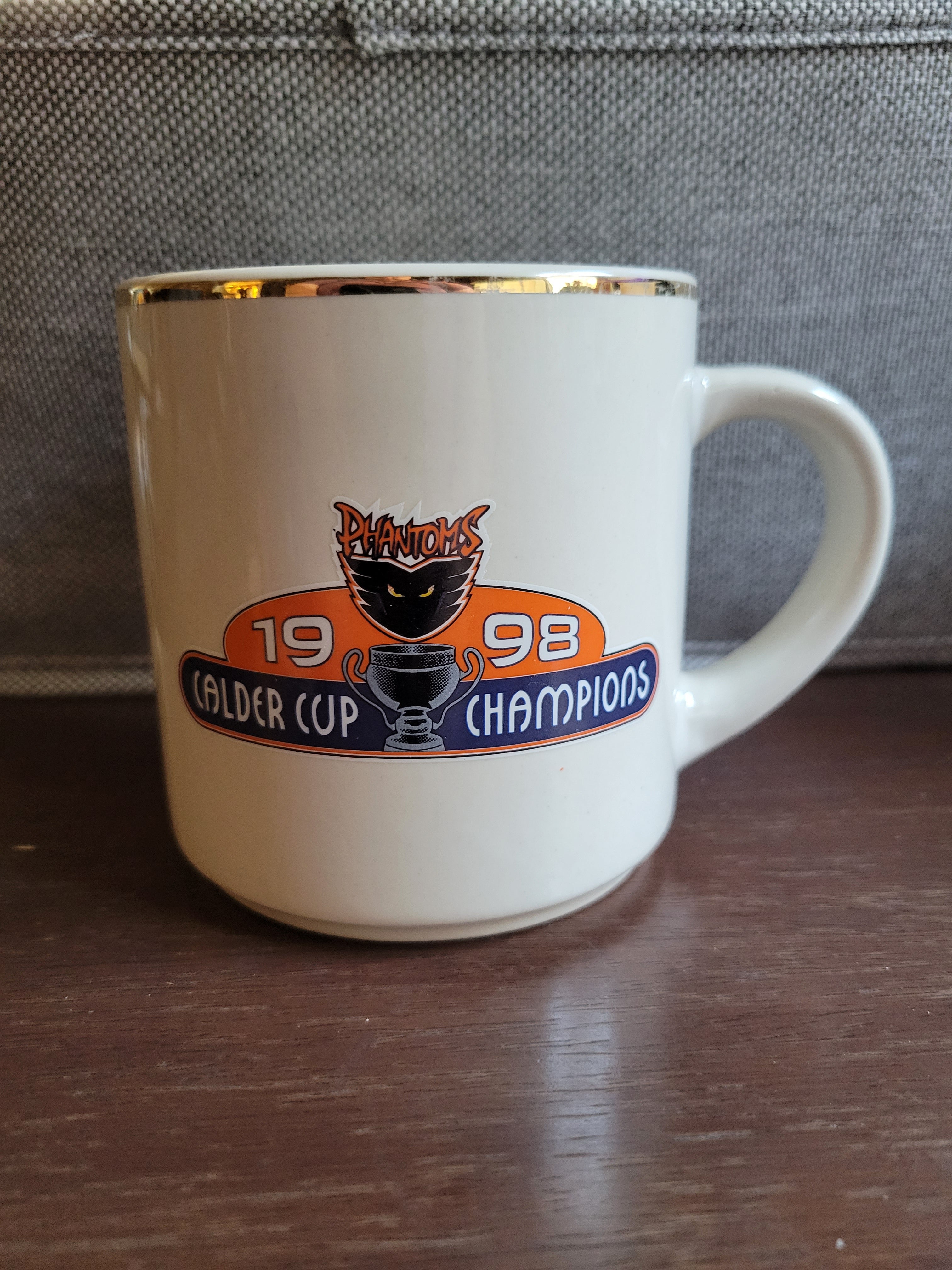 Vintage Philadelphia Phantoms 1998 Calder Cup Champions Coffee Mug