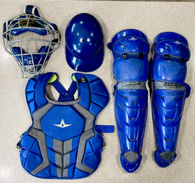 All-Star System7 Axis NOCSAE Youth Baseball Catcher's Gear Set