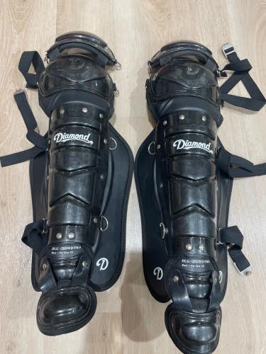 Used Diamond Catcher's Leg Guards (15")