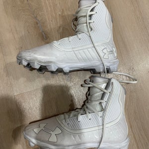 Used Under Armour Highlight Lacrosse Cleats - Size: M 8.0 (W 9.0)