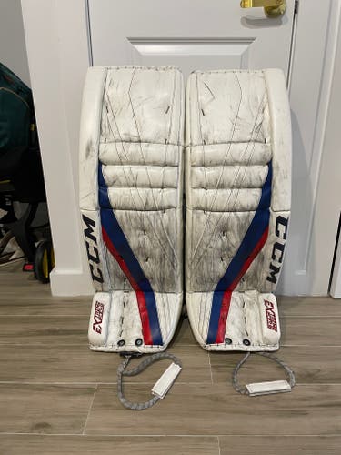 Used Pro Stock 36" CCM Extreme Flex lll Goalie Leg Pads