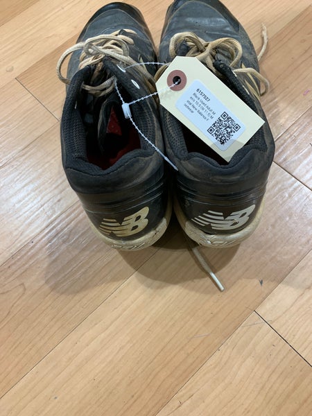 Black Used Adult Men's 10.5 (W 11.5) Metal New Balance Footwear