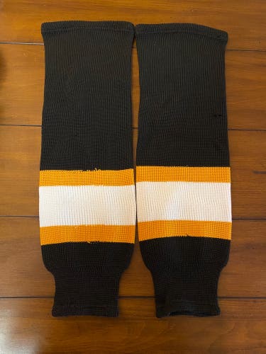 Bruins Pattern Knit Hockey Socks