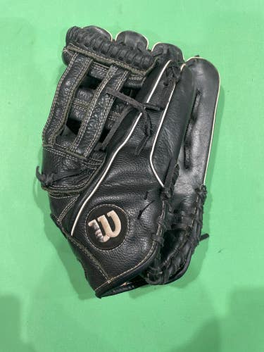 Used Wilson Ultra Right-Hand Throw Outfield Softball Glove (14")