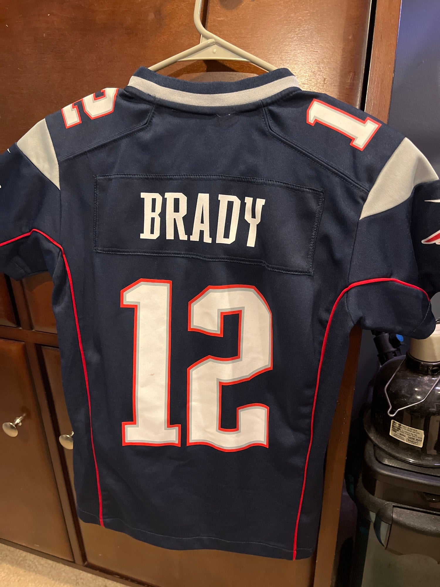 NFL New England Patriots (Tom Brady) Older Kids' Game Jersey. Nike LU