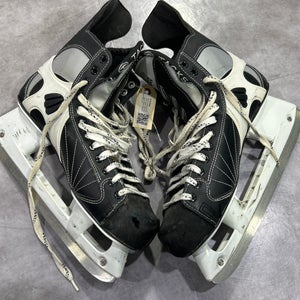 Senior Used CCM Super Tacks 652 Hockey Skates E&W (Wide) 13.0