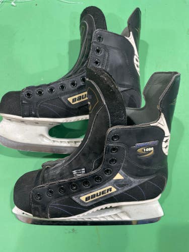 Used Senior Bauer Supreme 1000 Hockey Skates (Regular) - Size: 7.0