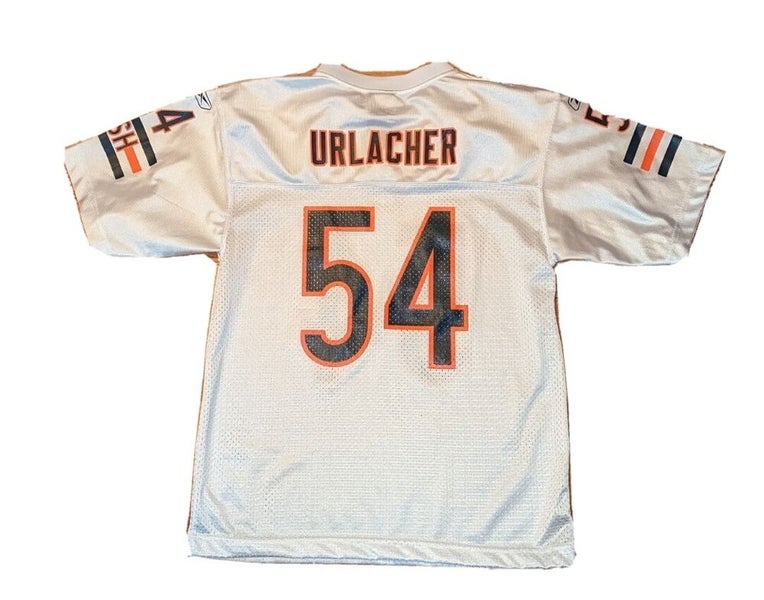 Chicago Bears Brian Urlacher # 54 Mens L Orange Football NFL Jersey Reebok