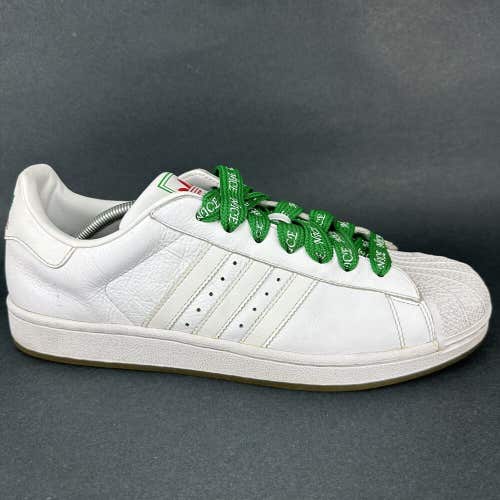 Adidas Superstar II Naughty or Nice Christmas Pack Shoes White Green Size 12