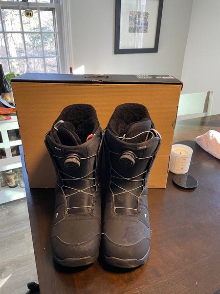 Used Men's Size 13 (Women's 14) Burton Moto Snowboard Boots Adjustable Flex All Mountain