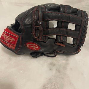 Used Right Hand Throw Rawlings Outfield R9 Baseball Glove 12"
