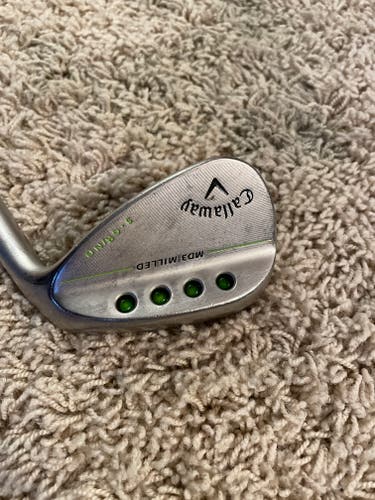 Used Men's Callaway Right Handed MD3 Milled Chrome S-Grind Wedge Regular Flex 50 Degree Steel Shaft