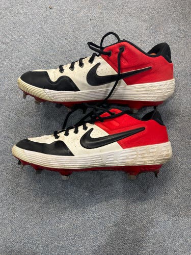 Red Men's Metal Low Top Nike Alpha Huarache Elite 2