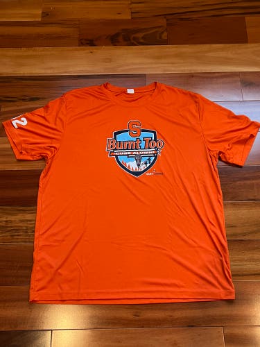 Syracuse Burnt Too XXL Shooting Shirt #42 Orange Men's  Shirt
