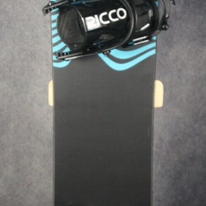 NEW EVOL LOGO SNOWBOARD SIZE 158 CM WITH NEW PICCO LARGE BINDINGS