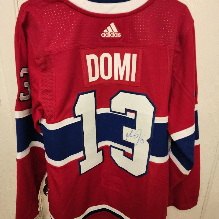 New Max Domi Official Adidas Jersey Signed