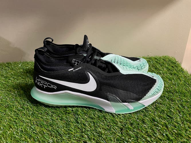 *SOLD* Nike Court React Vapor NXT Tennis Shoes Black Mint Foam CV0724 009 Mens Size 9.5